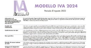 modello iva 2024