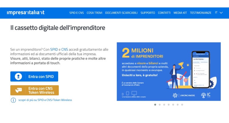 impresa italia 2 milioni imprenditori