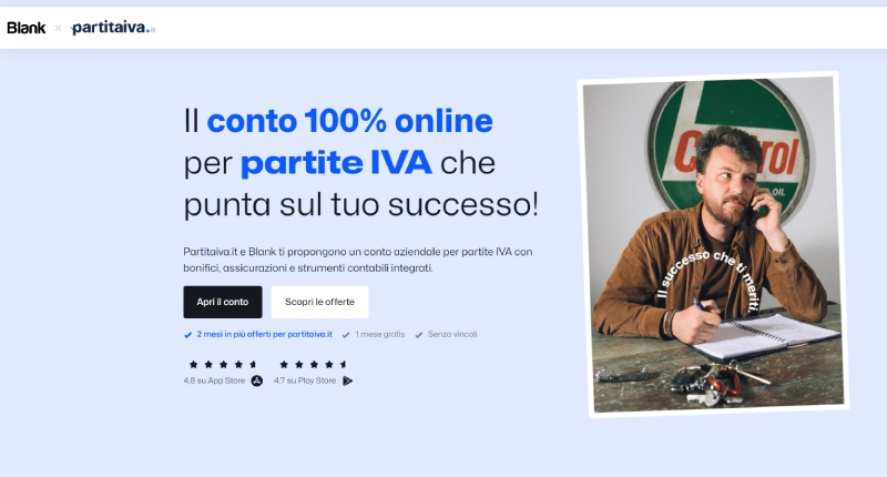 Conto aziendale Blank