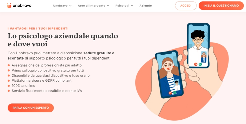 psicologo unobravo azienda