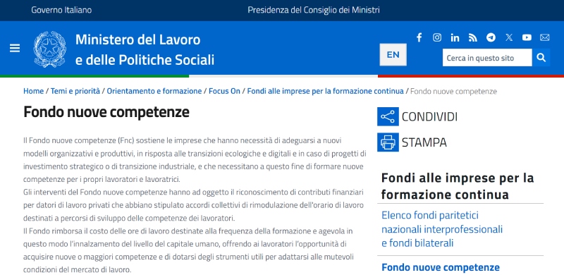 fondo nuove competenze ministero fondo nuove competenze ministero